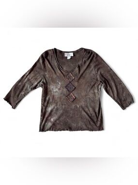 Tie-Dye Whimsigoth Blouse